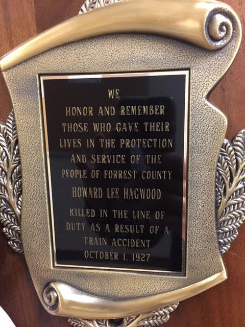 Howard Hagwood Plaque